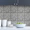 Brewster Silver Tin Tile Peel & Stick Backsplash